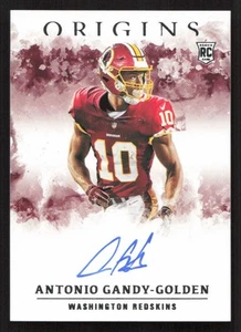 2020 Panini Origins Antonio Gandy-Golden Auto Rookie Autographs #RA-AO Card - Picture 1 of 2