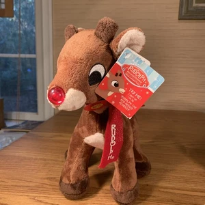 Rudolph la renna dal naso rosso con naso illuminato e canto di Dan Dee - Foto 1 di 6