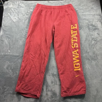 Authentic Nike Brand Men's Red Iowa State Cyclones Sweatpants Size XL Casual - Image 1 of 4