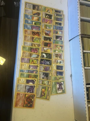 Complete Pokémon 1st Edition Team Rocket Common Uncommon Set NM-LP WOTC Vintage - Image 1 of 4