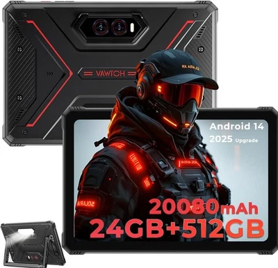 HOTWAV R9 Plus Outdoor Tablet 11 Zoll Android 14 24GB 512GB 2TB Erweiterbar - Bild 1 von 4