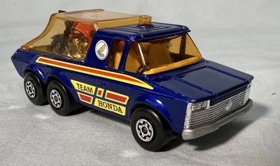 Vintage Matchbox Super Kings K6/11 Pickup Lesney Team HONDA com Motocicleta Rara - Imagem 1 de 4