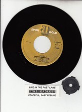 EAGLES Life In The Fast Lane Peaceful Easy Feeling 7" 45 record NEW + juke strip