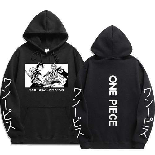 VETEMENTS Felpa con cappuccio One Piece Cosplay Anime Cappuccio Felpa con cappuccio Pullover Pulli