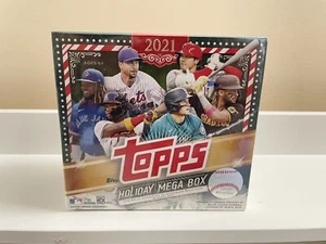 NEW 2021 TOPPS HOLIDAY MEGA BOX BASEBALL TRADING CARDS RELIC AUTO FACTORY SEALED - Picture 1 of 5