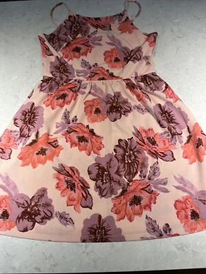 Vestido Grande Elegante Charlie Krazy Kat Rosa Floral con Tirantes - Nuevo con Etiquetas Foto 1 de 4