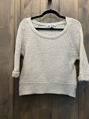 #3337. Свитер пуловер American Rag рукав 3/4 укороченная овсянка. Размер M - Изображение 1 из 4