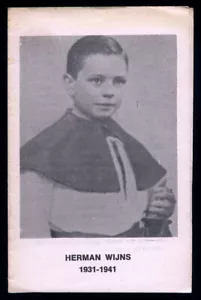 santino - holy card S.D.HERMAN WIJNS - Bild 1 von 1