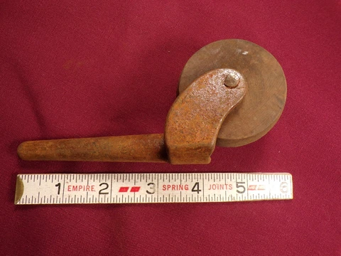 Vintage Antique Wheel Caster Furniture Table Dresser Wood Steel Replacement Part Cover