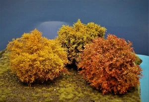 Diorama Zubehör, 1 Modellbaum- Herbst Busch-Gruppe, 15 - 16 cm hoch - Picture 1 of 5