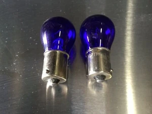 2pcs 1156 Blue Light Bulbs 12v 27w - Picture 1 of 2