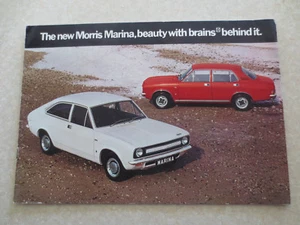 Original 1970s Morris Marina automobile advertising booklet - Picture 1 of 9