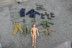 Vintage GI Joe 1964 Hassenfeld Bros Patented 1966, Flocked Hair, Scar + EXTRAS - Picture 1 of 12