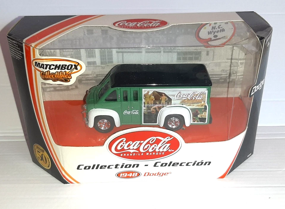 MATCHBOX 1/43 DODGE N.C. WYETH 1948 COCA COLA - Immagine 1 di 1