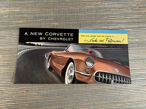 Oldtimer 1955 eine neue Corvette von Chevrolet Verkaufsprospekt General Motors V8 - Bild 1 von 4