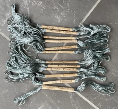 VINTAGE Glossilla Light Blue Rope Embroidery Floss Thread 4.5 Yards Color 156 - Image 1 of 2