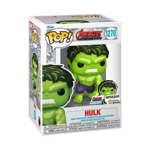 Funko Pop Avengers Earth's Mightiest Heroes - 60th Anniversary, Hulk with Pin - Picture 1 of 8