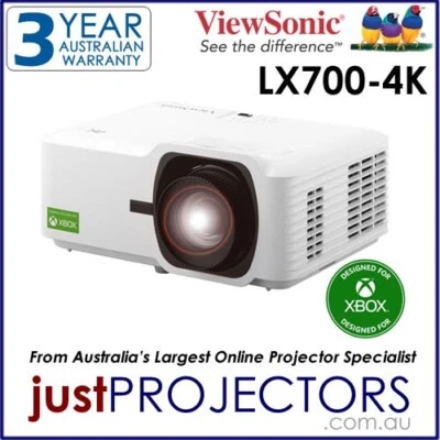 Viewsonic LX700-4K Laser Home Theatre Projector from Just Projectors. 3yr Wrnty - Image 1 of 4