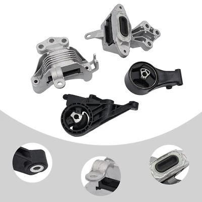 Juego de montaje de motor y transmisión 4 piezas para Chevrolet Cruze 2011-2016 1,8 L transmisión automática Foto 1 de 4