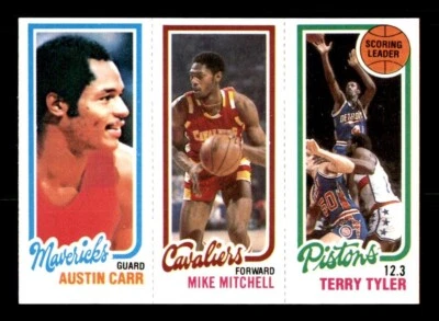 1980 Topps Basketball #34 Carr Mitchell Tyler NM *e5 - Image 1 of 2