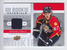 2008-09 UD SERIES 2 MICHAEL FROLIK ROOKIE MATERIALS JERSEY RC Upper Deck Panther