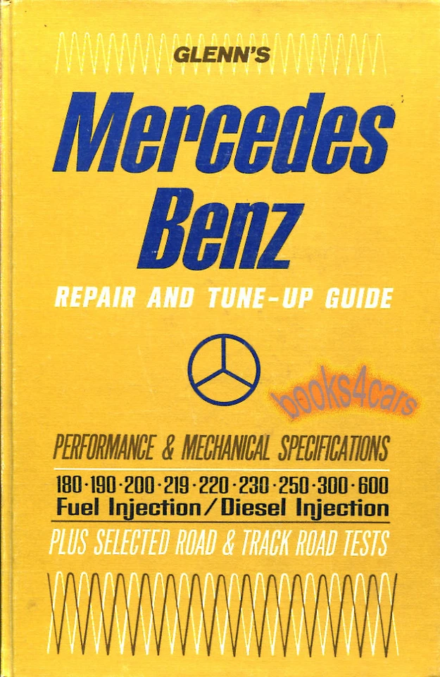 GUÍA DE REPARACIÓN DE SERVICIO MANUAL MERCEDES TALLER GLENN HAYNES TALLER CHILTON Foto 1 de 1