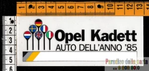 OPEL KADETT AUTO DELL'ANNO 1985 - ADESIVO VINTAGE STICKER - Picture 1 of 1