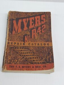 Vintage F.E. Myers Repair Catalog No. R42 Pumps Sprayers Hay Tools Paperback