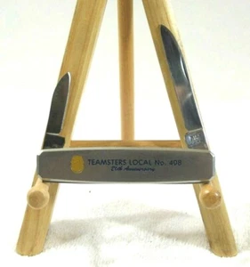 70'S BARLOW STAINLESS 26TH ANNVIERSARY TEAMSTERS LOCAL NO.408 STAINLEES STEEL - Picture 1 of 6