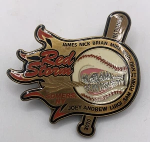 Cooperstown Dreams Park Somers Red Storm NY Little League Baseball Pin 2010 - Picture 1 of 3