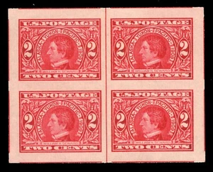 MOMEN: US STAMPS #371 LINE BLOCK MINT OG NH PSE GRADED CERT GEM-100 LOT #90036 - Picture 1 of 3