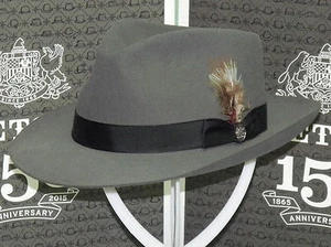 STETSON CHATHAM SOFT FUR FELT FEDORA HAT - Picture 1 of 4