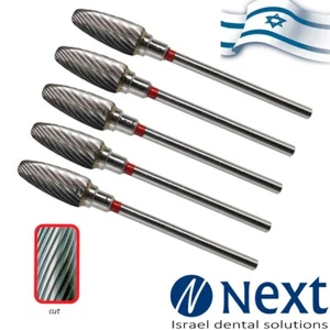 Menge X5 Dental Lab Hartmetallschneider Bur Israel Wolfram Schmuck Acryl Metall 6 - Bild 1 von 2
