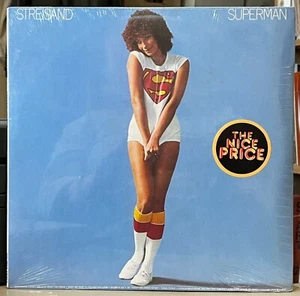SEALED 1977 Barbra Streisand “Superman” LP • Columbia record club - Foto 1 di 4