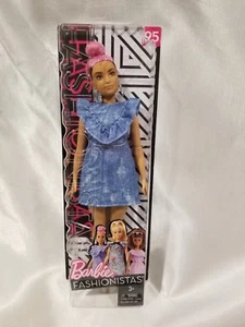 Mattel - Barbie - Fashionistas Puppe, Jeanskleid rosa Haare [neues Spielzeug] rosa, Spielzeug - Bild 1 von 8