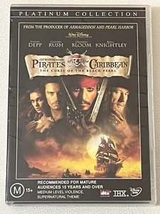 PIRATES OF THE CARIBBEAN-CURSE OF THE BLACK PEARL - 2 DISC DVD - NEW AND SEALED - Picture 1 of 2