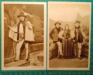 Polland postcard 1930, Tatry Typy Goralskie, Types of Gorals, unused - Picture 1 of 14