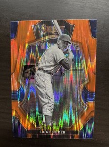Duke Snider 2023 Panini Select #No. 108 Orange Flash Prizm Premier Level