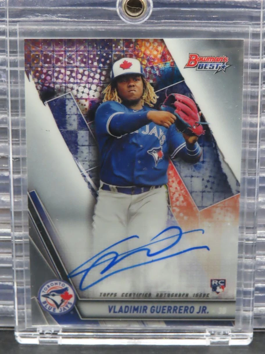 2019 Bowman's Best Vladimir Guerrero Jr Best Of Rookie RC Auto #B19-VGJ
