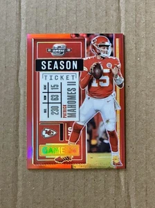 2020 Panini Contenders Patrick Mahomes Color Match Red /125! Chiefs! SP! - Picture 1 of 2
