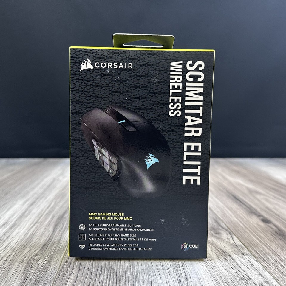 CORSAIR Scimitar Elite Wireless Gaming Mouse with 16 Programmable Buttons  Black CH-9314311-NA - Best Buy