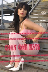 2012 Singing Superstar LADY GAGA 8x12 Photo SEXY POSE on Bleachers - Picture 1 of 1