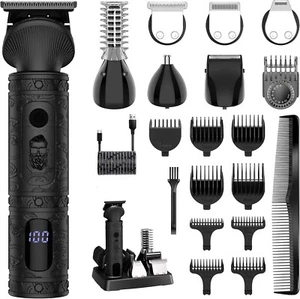Wahl USA Stainless Steel Lithium Ion 2.0+ Beard Trimmer for Men, Electric Shaver - Picture 1 of 24