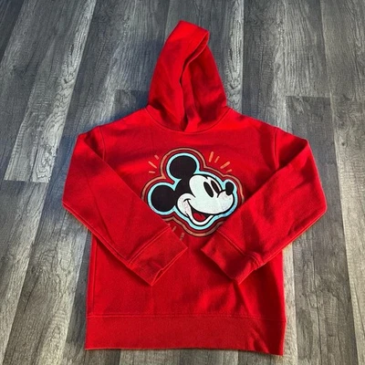 Disney Mickey Mouse red hoodie sweatshirt #DisneyInspired kids - Image 1 of 4
