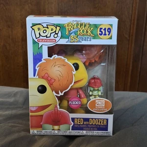 Funko POP! Fraggle Rock #519 - Red with Doozer FLOCKED 2nd & Charles Exclusive - Picture 1 of 6
