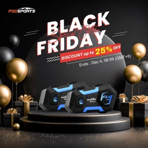 2 FX4 PRO Motorcycle Bluetooth Headset Speaker Bluetooth Helmet Headphone 4Rider - Picture 1 of 10