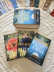 3 Book Box SET MADDADDAM TRILOGY By Margaret Atwood, Oryx Flood, MaddAddam - Picture 1 of 12