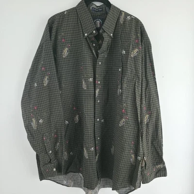 Camisa Salty Dog Gant Imperial Popelina Golf Manga Larga Botón Delantero Talla XL Foto 1 de 4