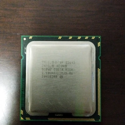 Intel Xeon E5645 2.4GHz LGA1366 6 core 12 thread CPU Processor (SLBWZ) - Image 1 of 2