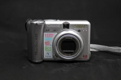 Canon PowerShot A85 4.0MP Digital Camera - Silver (NOT WORKING) - Image 1 of 4